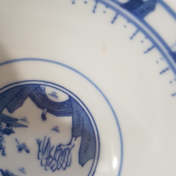 Vintage Chinese Soup Rice Noodle Bowls with Spoons, Set of 3 - Picture 9 of 9